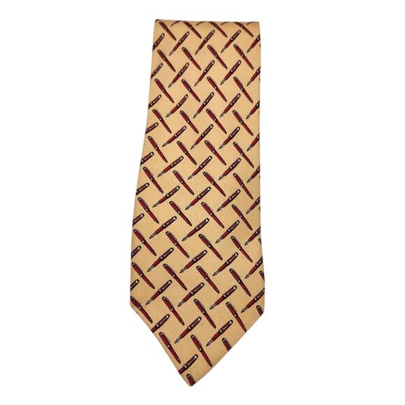 Bally Other - BALLY Silk Printed Tie 59" Business Office Designer